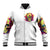 Flower Skull Baseball Jacket Judge Me When You're Perfect Otherwise Shut Up - Wonder Print Shop