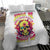 Flower Skull Bedding Set Judge Me When You're Perfect Otherwise Shut Up - Wonder Print Shop