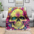 Flower Skull Blanket Judge Me When You're Perfect Otherwise Shut Up