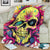 Flower Skull Blanket Judge Me When You're Perfect Otherwise Shut Up