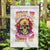 Flower Skull Garden Flag Judge Me When You're Perfect Otherwise Shut Up - Wonder Print Shop