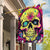 Flower Skull Garden Flag Judge Me When You're Perfect Otherwise Shut Up - Wonder Print Shop