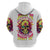 Flower Skull Hoodie Judge Me When You're Perfect Otherwise Shut Up - Wonder Print Shop