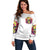 Flower Skull Off Shoulder Sweater Judge Me When You're Perfect Otherwise Shut Up - Wonder Print Shop