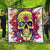 Flower Skull Quilt Judge Me When You're Perfect Otherwise Shut Up