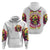 Flower Skull Zip Hoodie Judge Me When You're Perfect Otherwise Shut Up