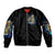 Mummy Skull Bomber Jacket I'm Going To Hell to Pick You Up - Wonder Print Shop