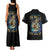 Mummy Skull Couples Matching Tank Maxi Dress and Hawaiian Shirt I'm Going To Hell to Pick You Up - Wonder Print Shop