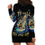 Mummy Skull Hoodie Dress I'm Going To Hell to Pick You Up - Wonder Print Shop