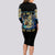 Mummy Skull Long Sleeve Bodycon Dress I'm Going To Hell to Pick You Up - Wonder Print Shop