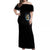 Mummy Skull Off Shoulder Maxi Dress I'm Going To Hell to Pick You Up - Wonder Print Shop