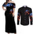 American Skull Couples Matching Off Shoulder Maxi Dress and Long Sleeve Button Shirt One Day I Gonna Fuck It All - Wonder Print Shop