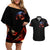 American Skull Couples Matching Off Shoulder Short Dress and Hawaiian Shirt One Day I Gonna Fuck It All - Wonder Print Shop