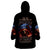 American Skull Wearable Blanket Hoodie One Day I Gonna Fuck It All