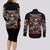 Angel Skull Couples Matching Long Sleeve Bodycon Dress and Long Sleeve Button Shirt Sometimes An Angel Sometimes A Hellraiser - Wonder Print Shop