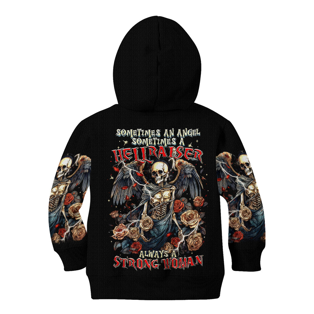 Angel Skull Kid Hoodie Sometimes An Angel Sometimes A Hellraiser - Wonder Print Shop