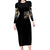 Angel Skull Long Sleeve Bodycon Dress Sometimes An Angel Sometimes A Hellraiser - Wonder Print Shop