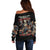 Angel Skull Off Shoulder Sweater Sometimes An Angel Sometimes A Hellraiser - Wonder Print Shop