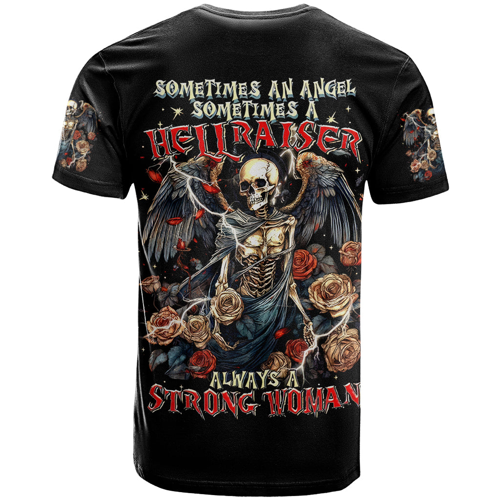 Angel Skull T Shirt Sometimes An Angel Sometimes A Hellraiser