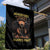 Warrior Skull Garden Flag Warriors Are The One Who Always Fight - Wonder Print Shop