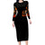 Witch Skull Long Sleeve Bodycon Dress Witches With Hitches - Wonder Print Shop