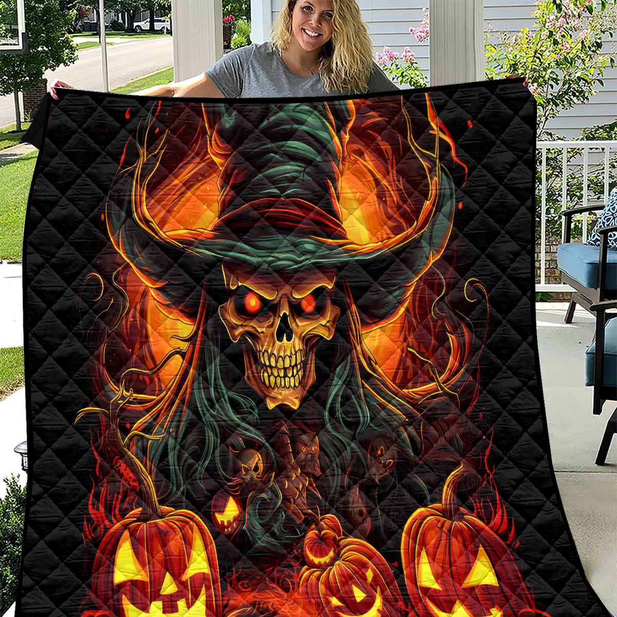 Witch Skull Quilt Witches With Hitches