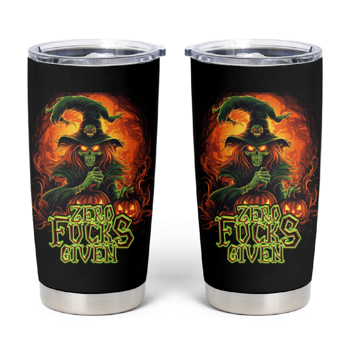 Witch Skull Tumbler Cup Witches With Hitches