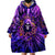 Sunflower Skull Wearable Blanket Hoodie The Good Girl In Me Got Tired Of The Bullshit - Wonder Print Shop