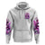 Rose Skull Zip Hoodie Queen Skull