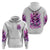 Rose Skull Zip Hoodie Queen Skull