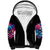 Rose SKull Sherpa Hoodie Sorry Honey Sarcasm Falls Out Of My Mouth Just Like Stupid Fall From Your - Wonder Print Shop