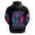 Rose SKull Zip Hoodie Sorry Honey Sarcasm Falls Out Of My Mouth Just Like Stupid Fall From Your