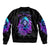 Witch Skull Bomber Jacket I Hold A Beast An Angel And Crazy Lady In Me - Wonder Print Shop