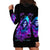 Witch Skull Hoodie Dress I Hold A Beast An Angel And Crazy Lady In Me - Wonder Print Shop