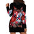 Evil Angel Skull Hoodie Dress Heaven Don't Want Me And Hell Afraid - Wonder Print Shop