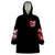 Evil Angel Skull Wearable Blanket Hoodie Heaven Don't Want Me And Hell Afraid