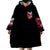 Evil Angel Skull Wearable Blanket Hoodie Heaven Don't Want Me And Hell Afraid