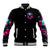 Rose Skull Baseball Jacket I'm Not Anti-Social I'm Just Not User Friendly - Wonder Print Shop