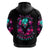 Rose Skull Hoodie I'm Not Anti-Social I'm Just Not User Friendly - Wonder Print Shop