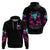 Rose Skull Hoodie I'm Not Anti-Social I'm Just Not User Friendly - Wonder Print Shop