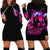 Witch Skull Hoodie Dress I'm Not Anti-Social I'm Just Not User Friendly - Wonder Print Shop