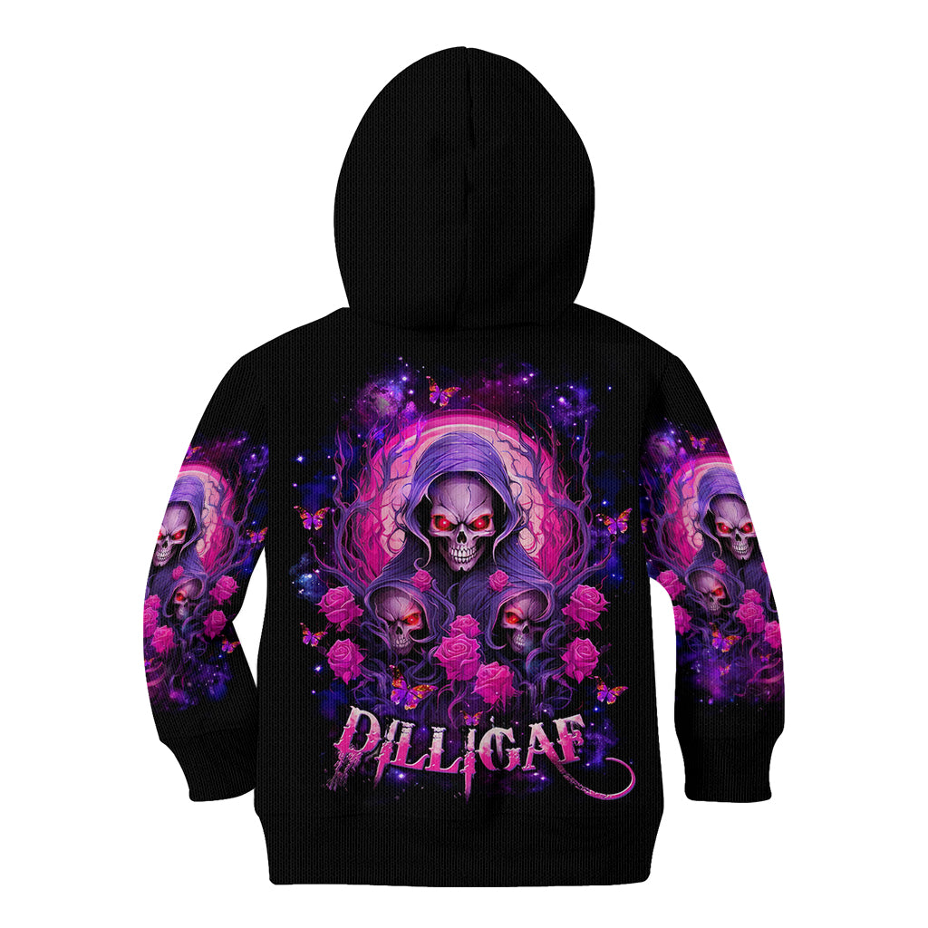 Rose Skull Kid Hoodie DILLIGAG - Wonder Print Shop