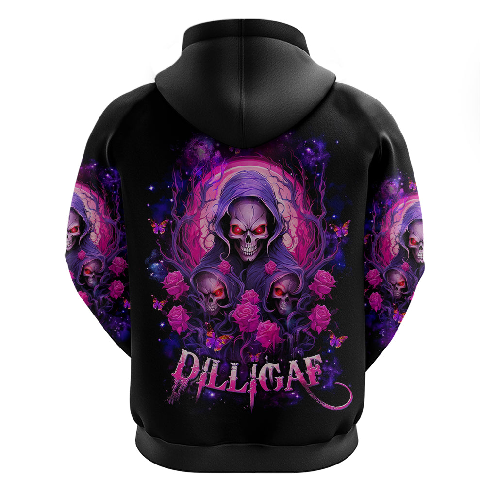 Rose Skull Zip Hoodie DILLIGAG