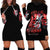 Evil Angel Skull Hoodie Dress Fuck It All And Let My Demons Out To Play - Wonder Print Shop