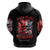 Evil Angel Skull Zip Hoodie Fuck It All And Let My Demons Out To Play