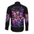 Fairy Skull Long Sleeve Button Shirt In My Next Life I Want To Be The Karma Fairy - Wonder Print Shop