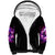 Witch Skull Sherpa Hoodie The Good Girl In Me Got Tired Of The Bullshit - Wonder Print Shop