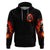 Flame Skull Hoodie Hello Darkness My Old Friend - Wonder Print Shop