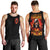 Flame Skull Men Tank Top Hello Darkness My Old Friend - Wonder Print Shop