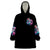 Couple Skull Wearable Blanket Hoodie In One Life Time You Will Love Many Time But One Love